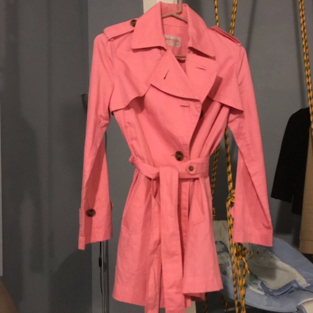Marie Claire Baby Pink trench coat